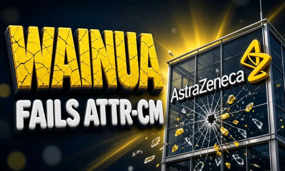 Wainua CARDIO-TTRansform miss AstraZeneca ATTR-CM trial
