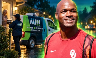 Adrian Peterson 32 hours Meals on Wheels DWI