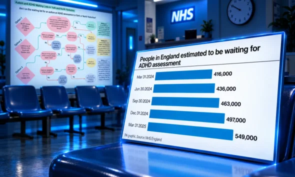 NHS West Yorkshire two-year ADHD autism assessment wait