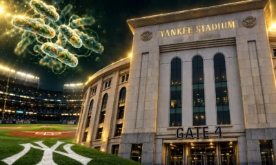Yankee Stadium cooling tower Legionnaires cluster Bronx